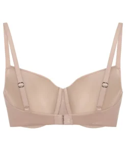 Smooth Padded Underwired Bra - Beige