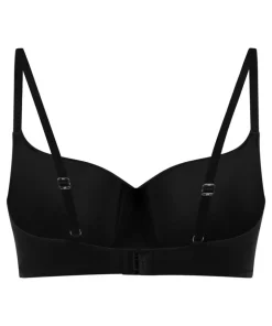 Smooth Padded Underwired Bra - Black