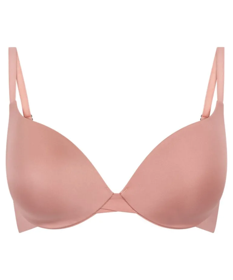 Smooth Padded Underwired Push-Up Bra - Pink