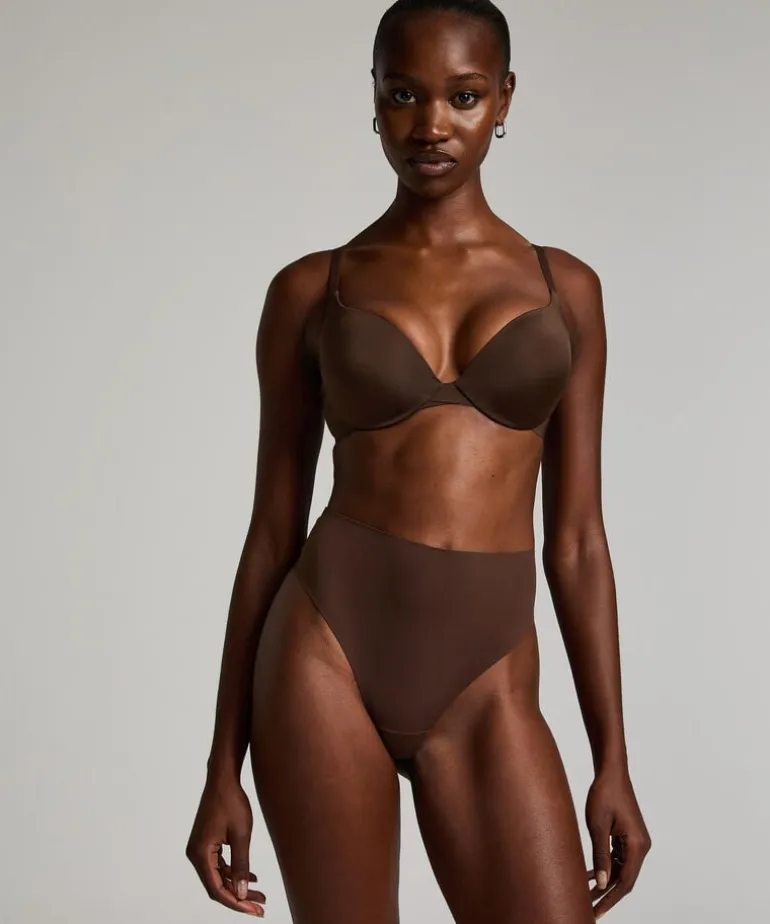 Smooth Thong - Brown