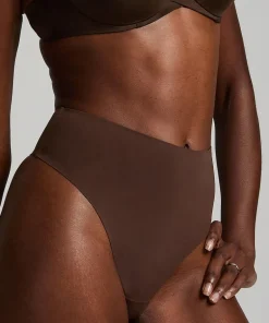 Smooth Thong - Brown