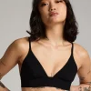 Smooth Triangle Bralette - Black