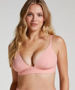 Smooth Triangle Bralette - Pink