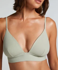 Smooth Triangle Bralette - Green