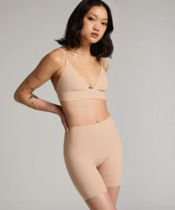 Smooth Triangle Bralette - Beige