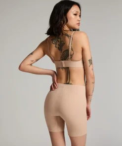 Smooth Triangle Bralette - Beige