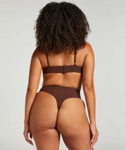 Smooth Triangle Bralette - Brown