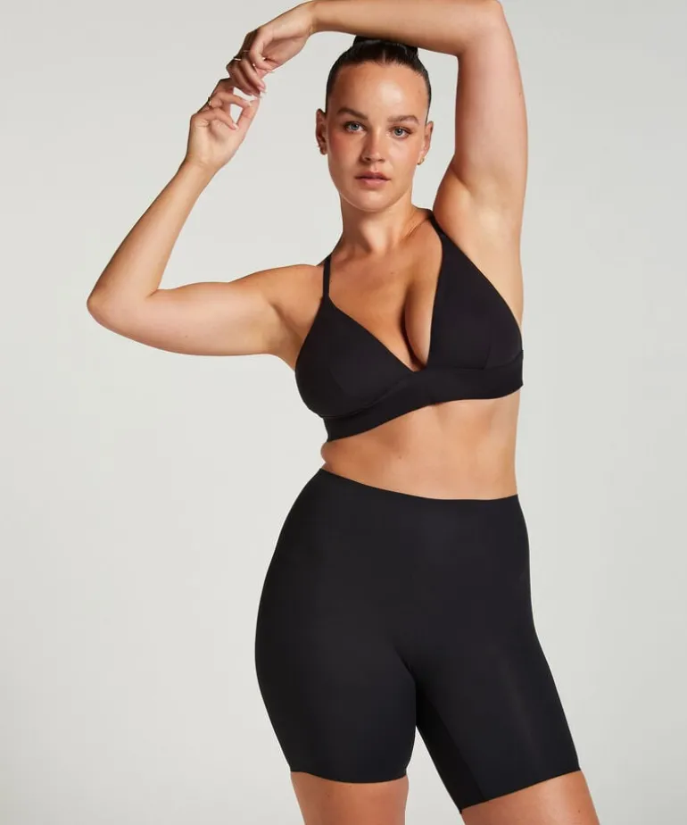Smooth Triangle Bralette - Black