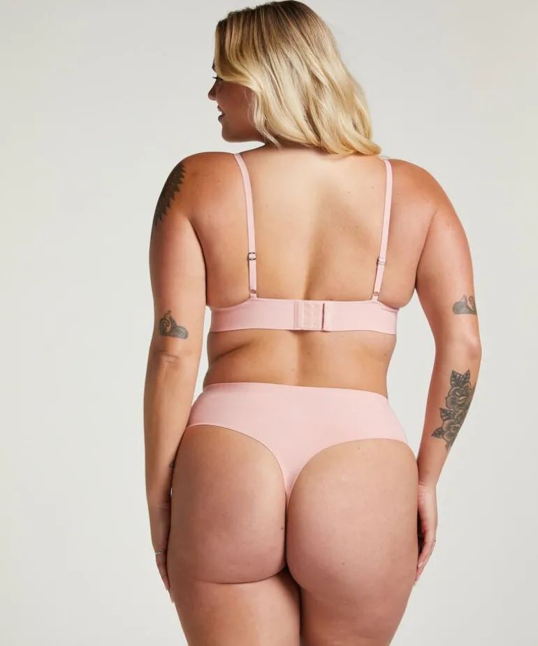 Smooth Triangle Bralette - Pink