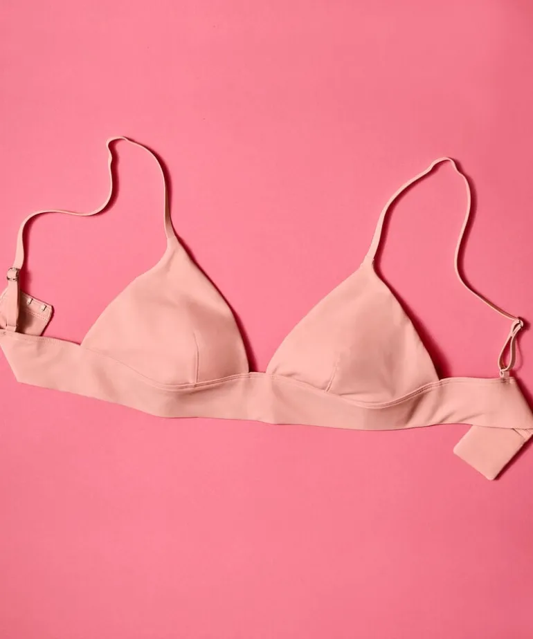 Smooth Triangle Bralette - Pink