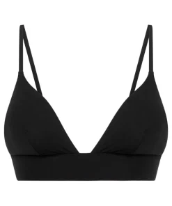 Smooth Triangle Bralette - Black