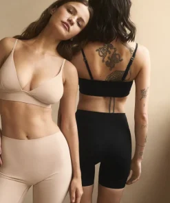 Smooth Triangle Bralette - Beige