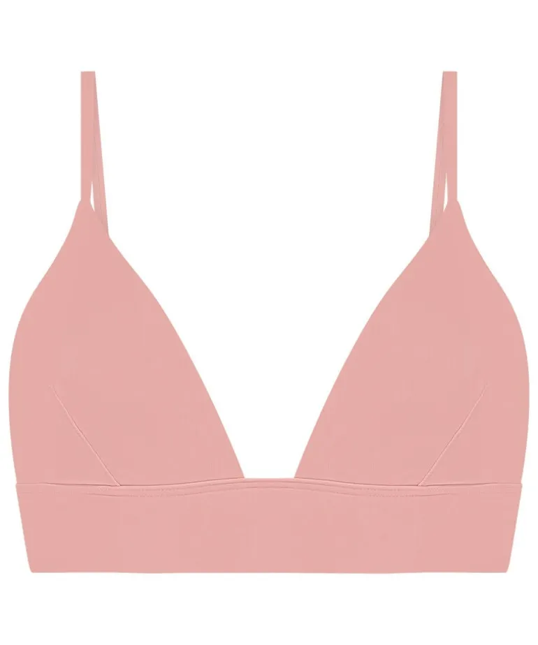 Smooth Triangle Bralette - Pink