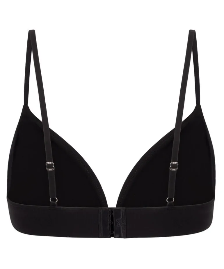 Smooth Triangle Bralette - Black