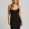 Smoothing underdress lace - Black