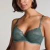 Sophia Non-Padded Underwired Bra - Green