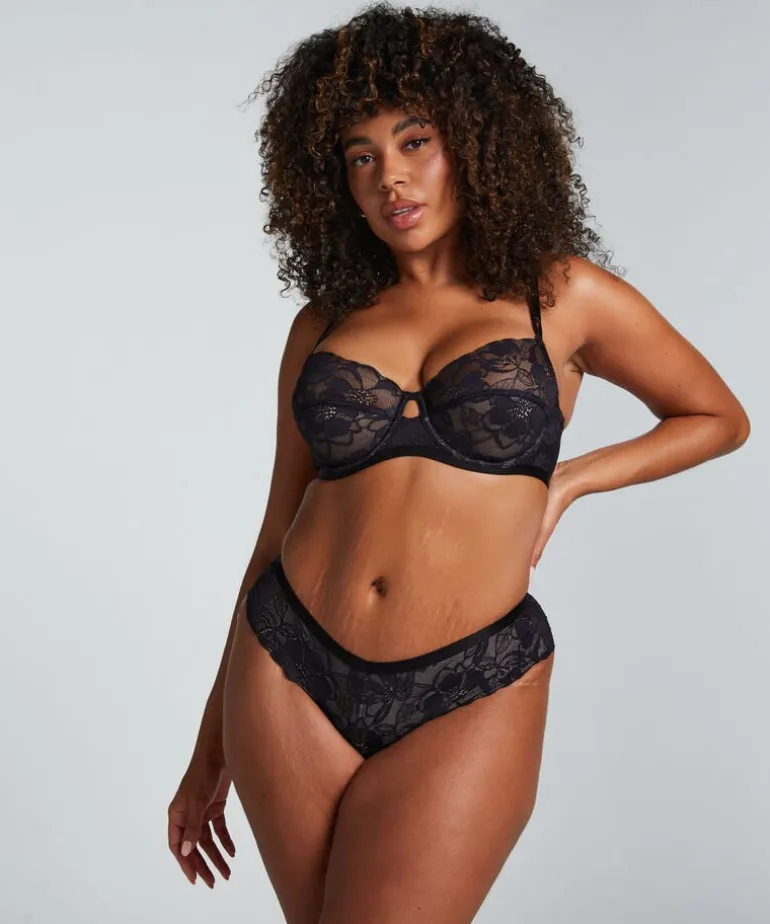 Sophia Non-Padded Underwired Bra - Black