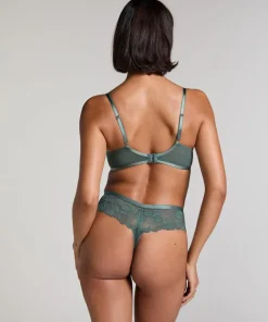 Sophia Non-Padded Underwired Bra - Green