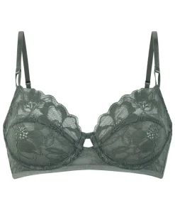 Sophia Non-Padded Underwired Bra - Green