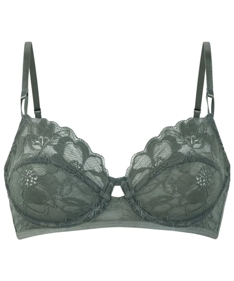 Sophia Non-Padded Underwired Bra - Green