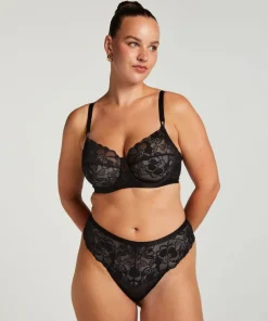Sophia Non-Padded Underwired Bra - Black