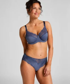 Sophie Non-Padded Underwired Bra - Blue