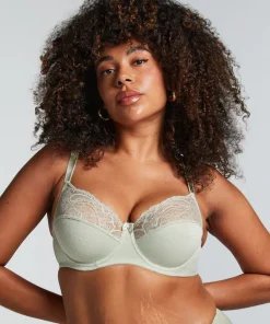 Sophie Non-Padded Underwired Bra - Green