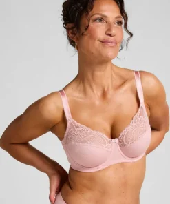 Sophie Non-Padded Underwired Bra - Pink