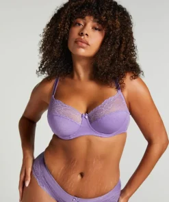 Sophie Non-Padded Underwired Bra - Purple