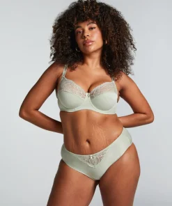 Sophie Non-Padded Underwired Bra - Green