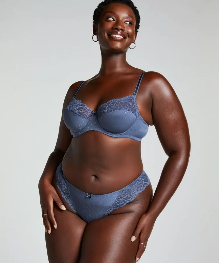 Sophie Non-Padded Underwired Bra - Blue