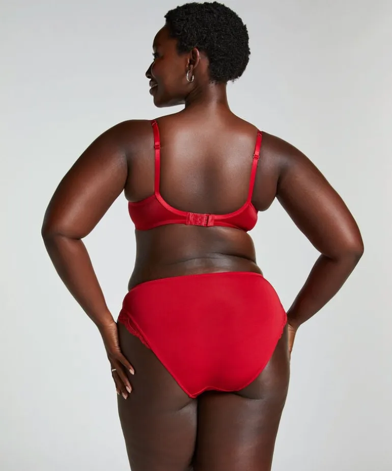 Sophie Non-Padded Underwired Bra - Red