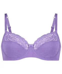Sophie Non-Padded Underwired Bra - Purple