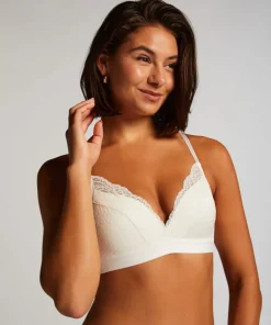 Sophie Padded Non-Underwired Bra - White