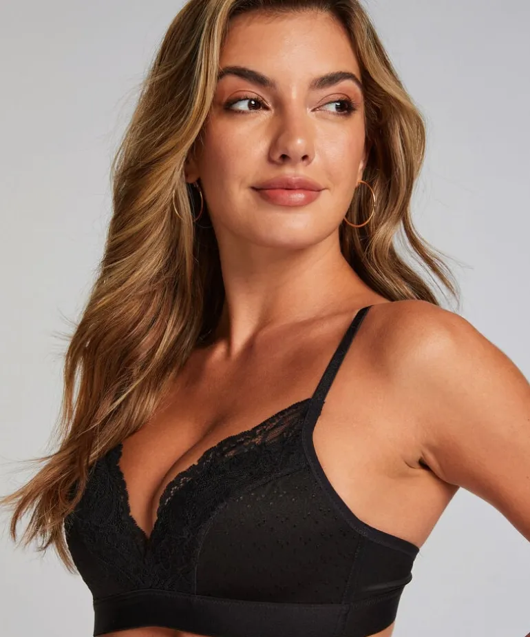Sophie Padded Non-Underwired Bra - Black
