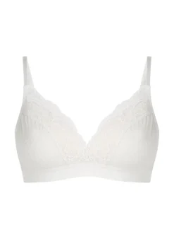 Sophie Padded Non-Underwired Bra - White