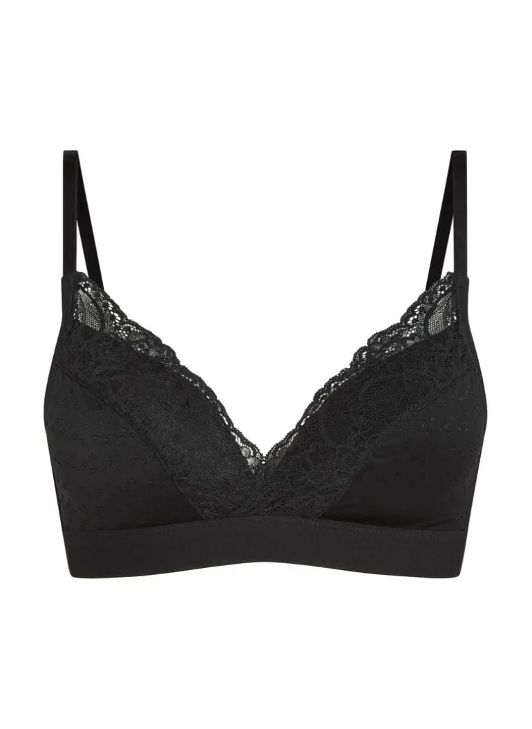 Sophie Padded Non-Underwired Bra - Black