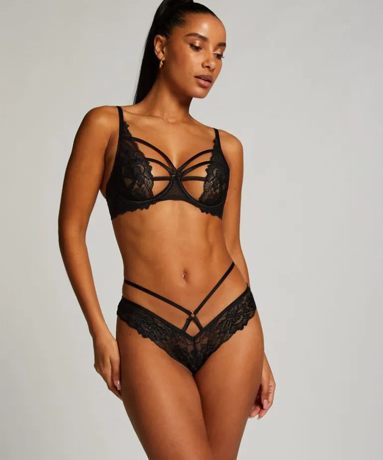 Sosha Non-Padded Underwired Bra - Black
