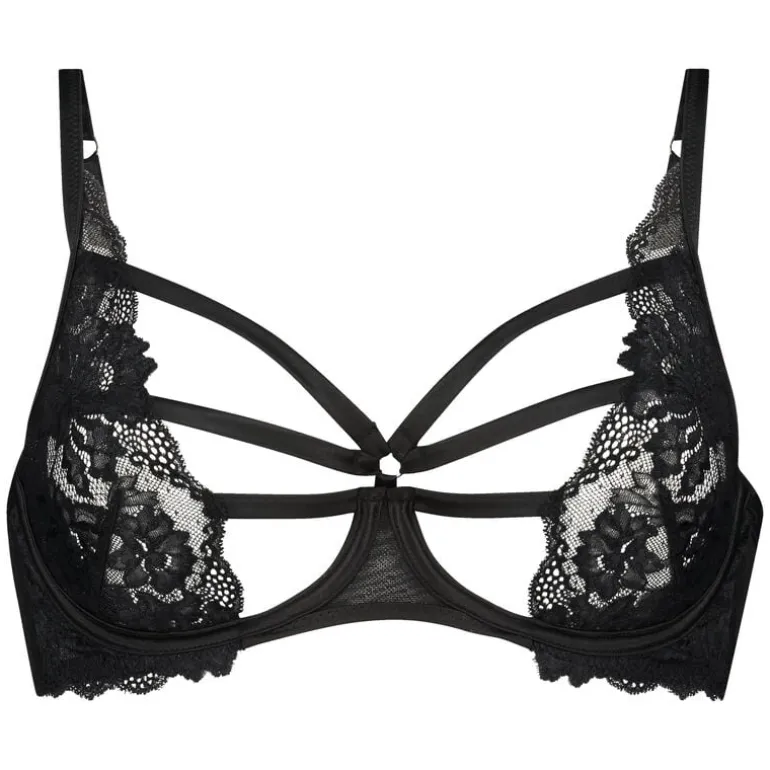 Sosha Non-Padded Underwired Bra - Black