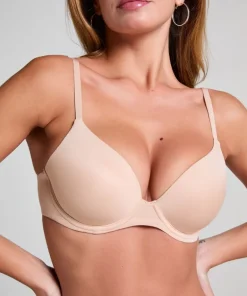 Super Soft Padded Underwired Bra - Beige