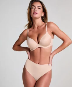 Super Soft Padded Underwired Bra - Beige