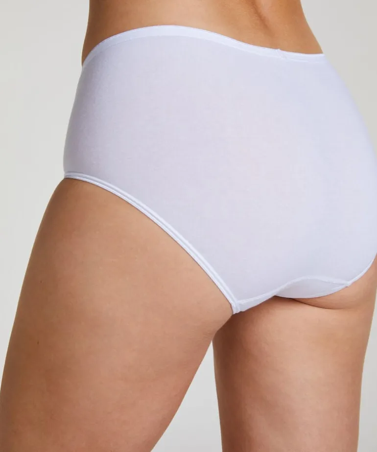 Superslip midi cotton - White