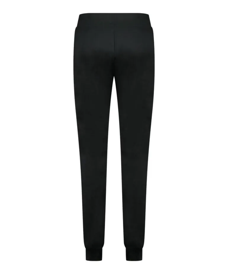 Tall Velours Jogging Bottoms - Black