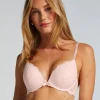 Teddy Padded Push-Up Underwired Bra - Pink
