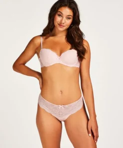 Teddy Padded Underwired Bra - Pink