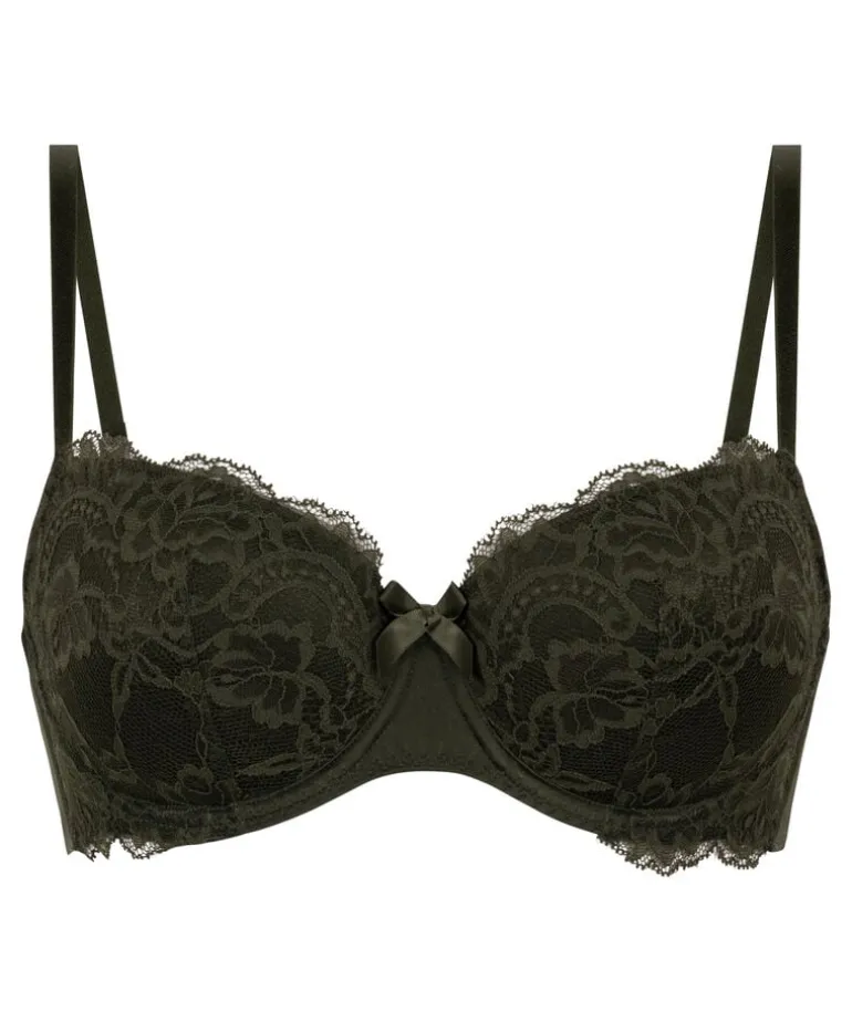 Teddy Padded Underwired Bra - Green
