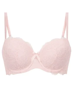 Teddy Padded Underwired Bra - Pink
