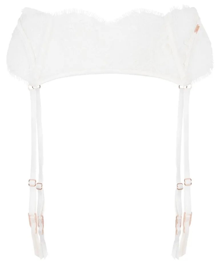 Tiah Suspenders - White