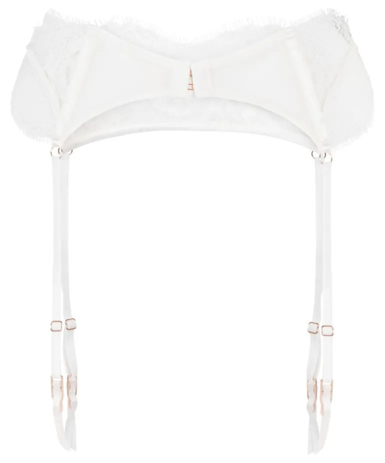Tiah Suspenders - White