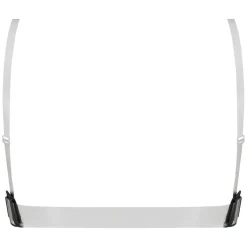 Transparent Back Padded Strapless Underwired Push-Up Bra - Black